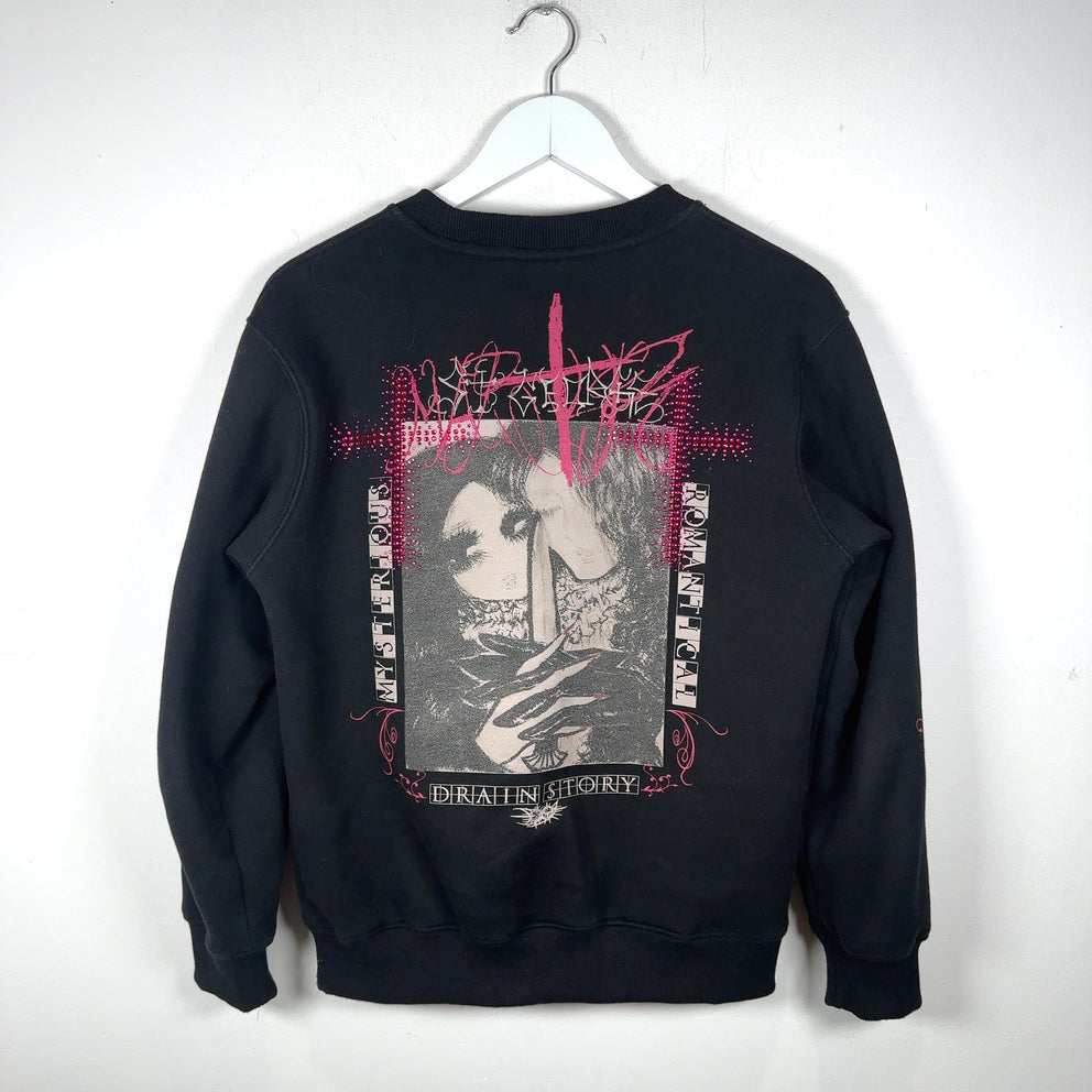 Drain Gang Martyr Tour Rhinstone Crewneck