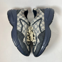 Gucci Navy GG Rhyton Sneaker Size GG 11