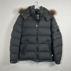 Moncler Grey Puffer Jacket Size 4