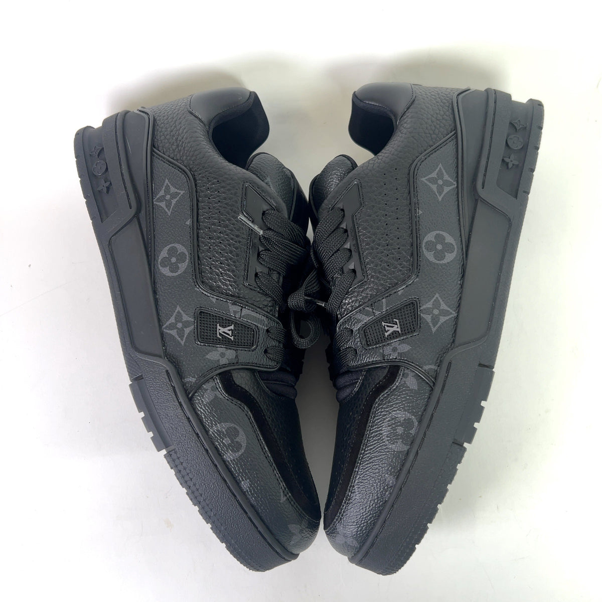 Louis Vuitton Triple Black Monogram Trainers
