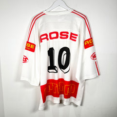 Martine Rose White Oversized Football Jersey  Size S