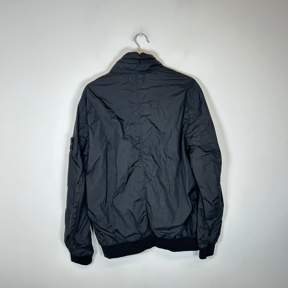 Stone Island Black Crinkle Reps Jacket Size L