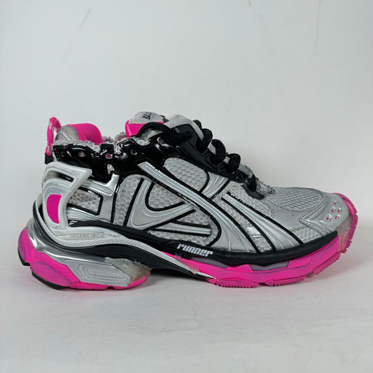 Balenciaga Black/Pink Runners Size 40