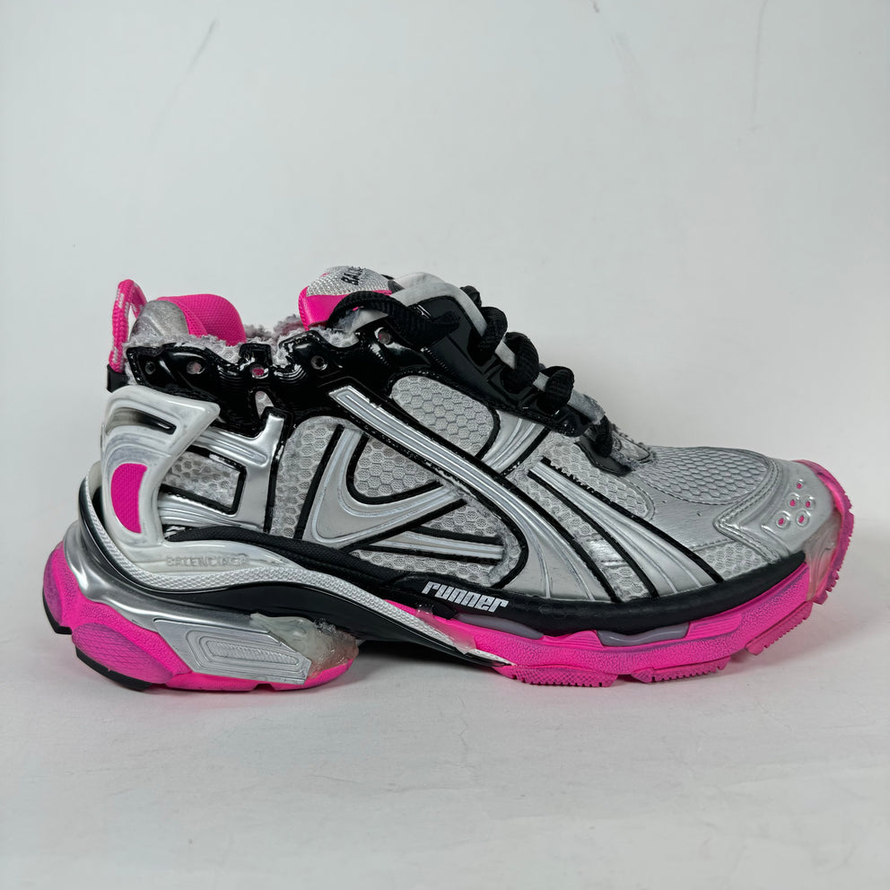 Balenciaga Black/Pink Runners Size 40