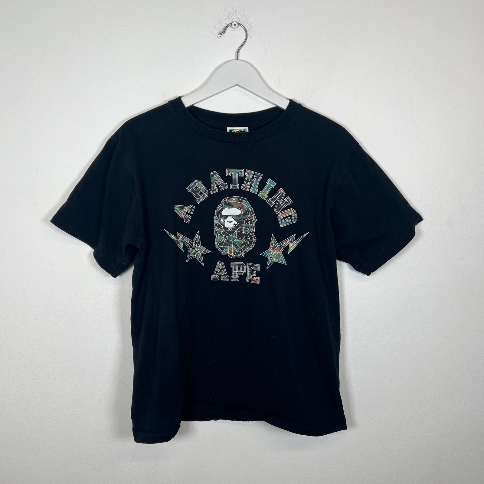Bape Geometric Logo T-Shirt Size M
