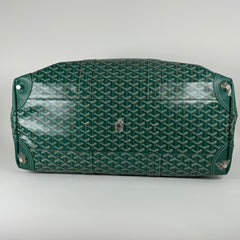 Goyard Goyardine Green Boeing 55 Travel Duffle Bag