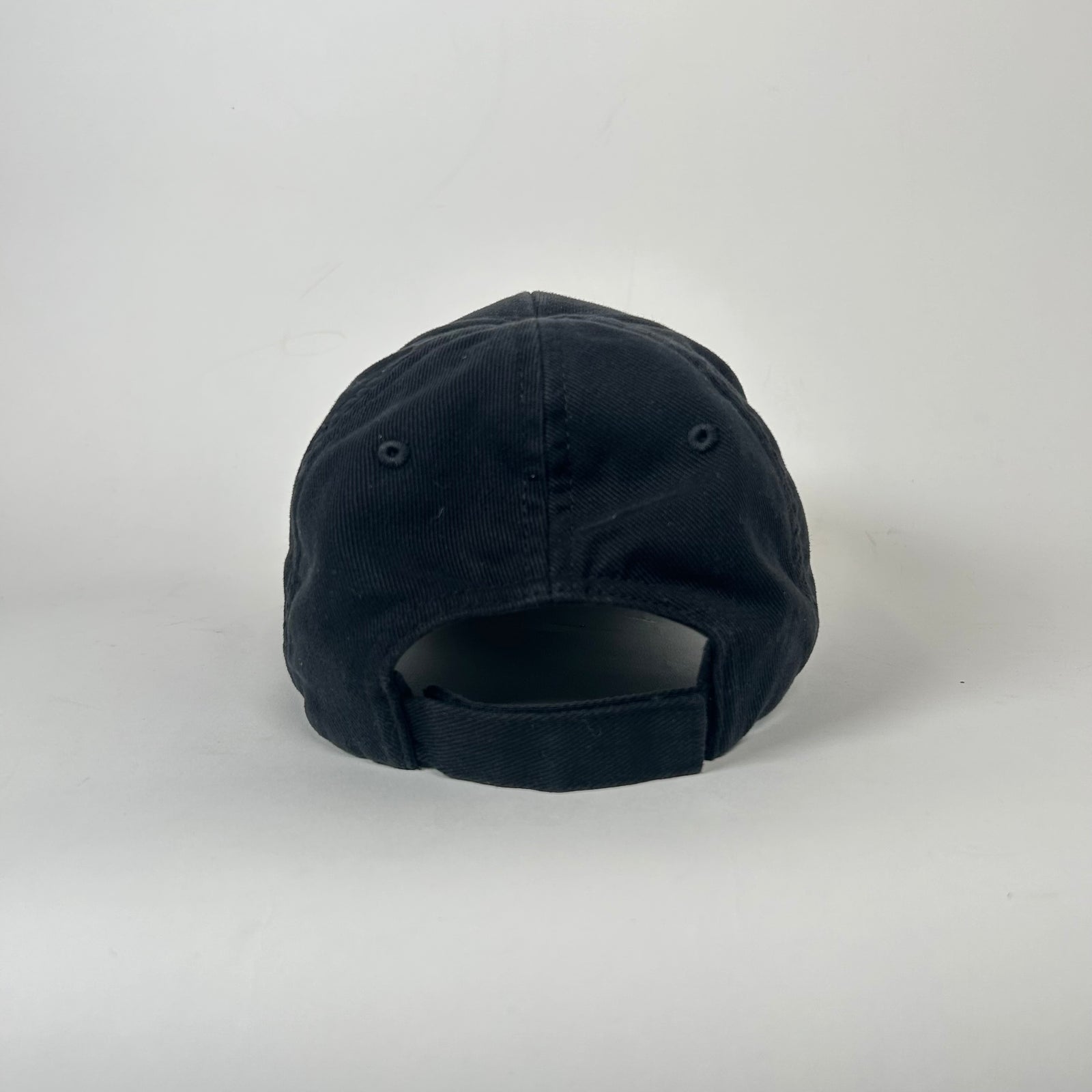 Balenciaga Black Surfer Logo Cap