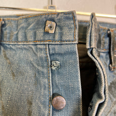 Dior Homme SS04 Bleu Claire Waxed Denim Jeans