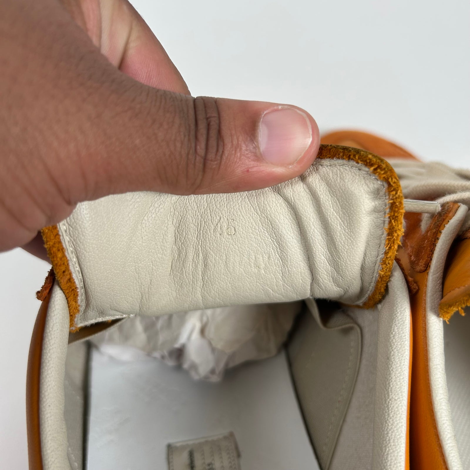 Maison Margiela Orange Gats Size 45