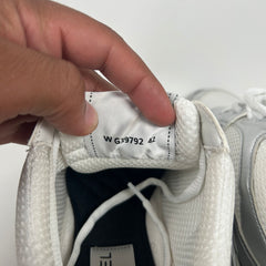 Chanel White/Silver CC Runners Size 42