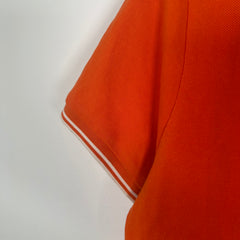 Moncler Orange Polo Shirt Size M
