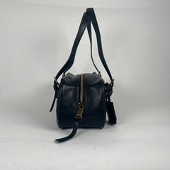 Versace Black Bowling Purse