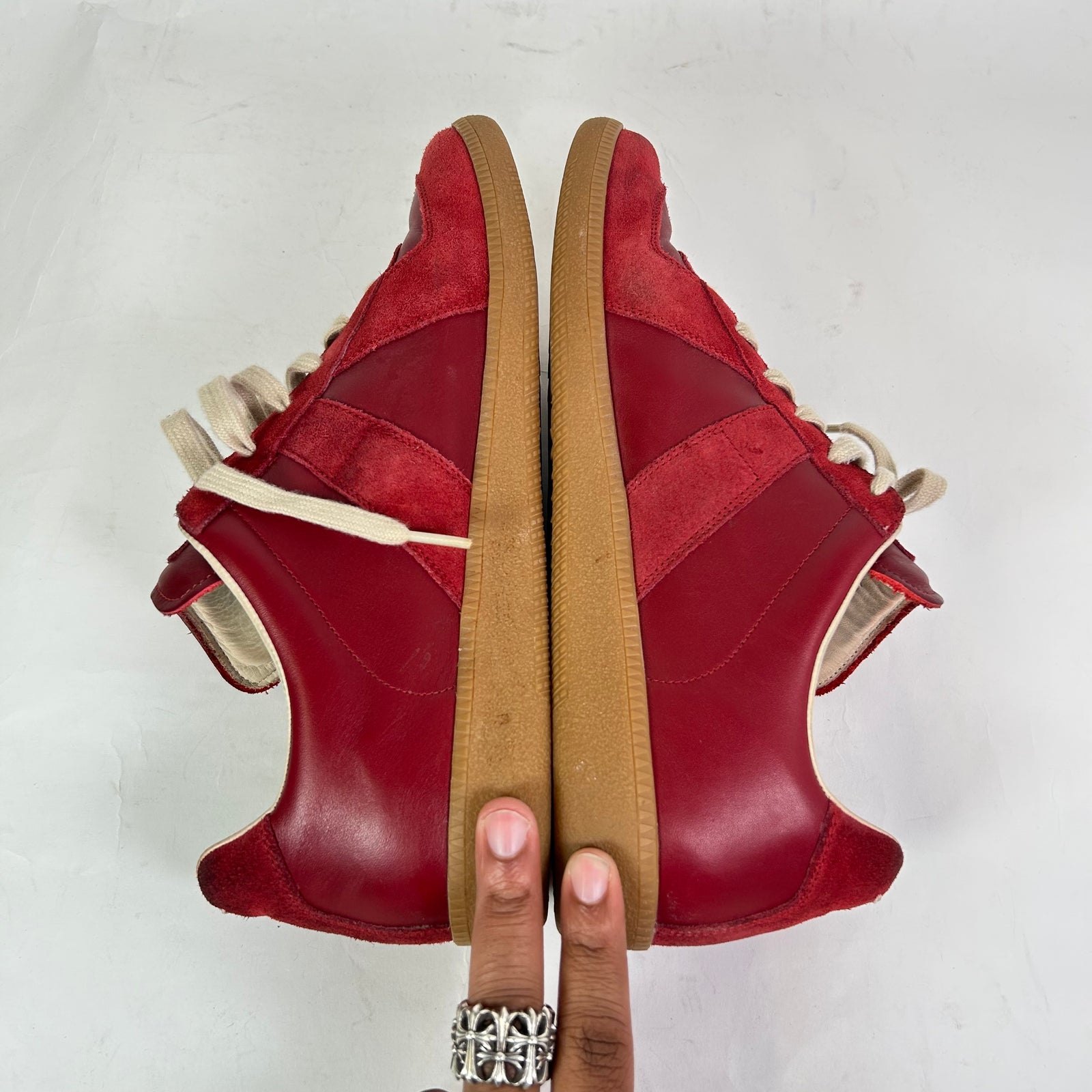 Maison Margiela Burgundy Red Replica Gats Size 45