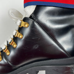 Gucci Slyvie Ankle Combat Boot Size 39
