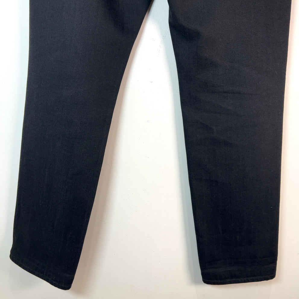 The Row Straight Leg Black Jeans