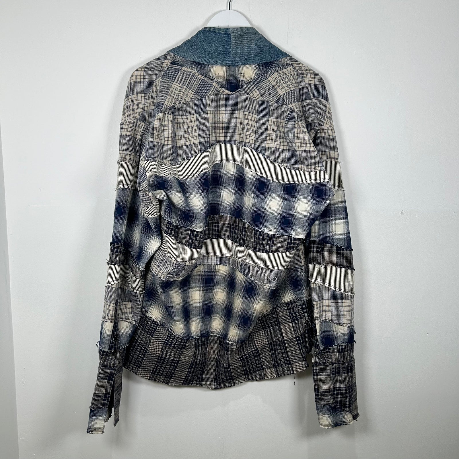 Greg Lauren Multi-Patchwork Kimono Jacket Size 3