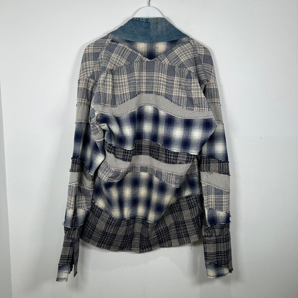 Greg Lauren Multi-Patchwork Kimono Jacket Size 3