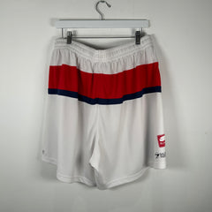 Balenciaga White Mesh Hockey Shorts Size XXL