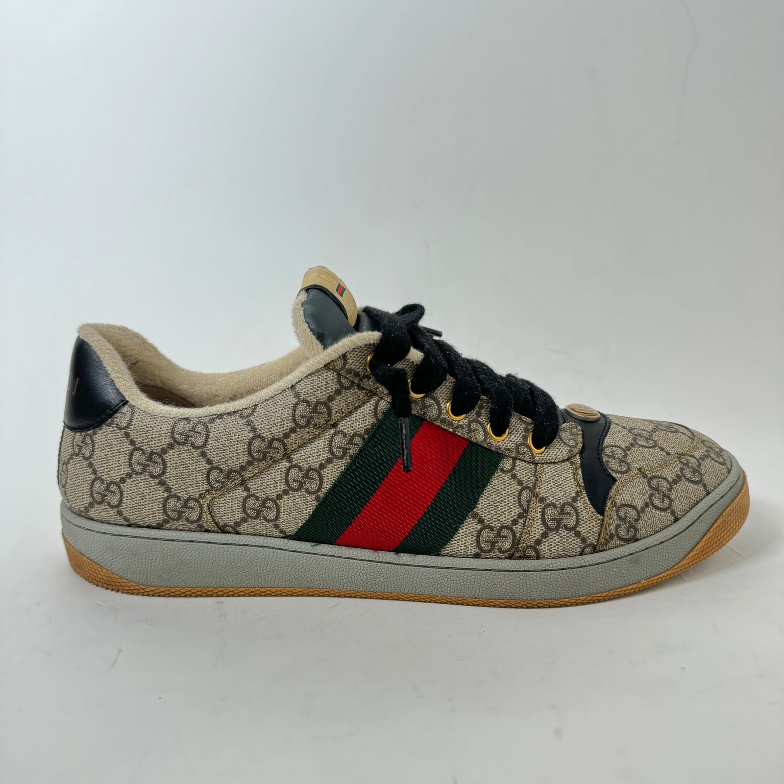 Gucci GG Monogram Screener Sneaker Size 10.5