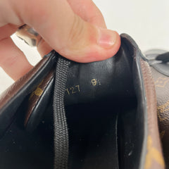 Louis Vuitton Brown/Black Match Up Sneakers LV 9.5