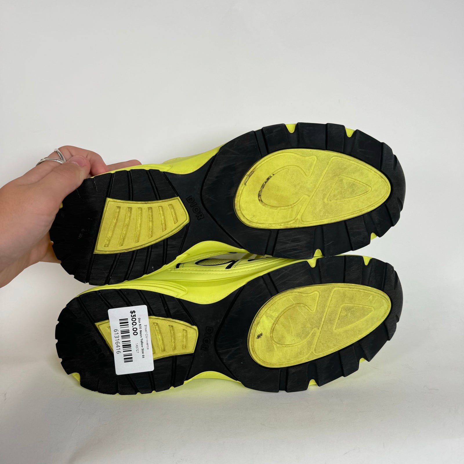Dior B30 Neon Yellow Size 44
