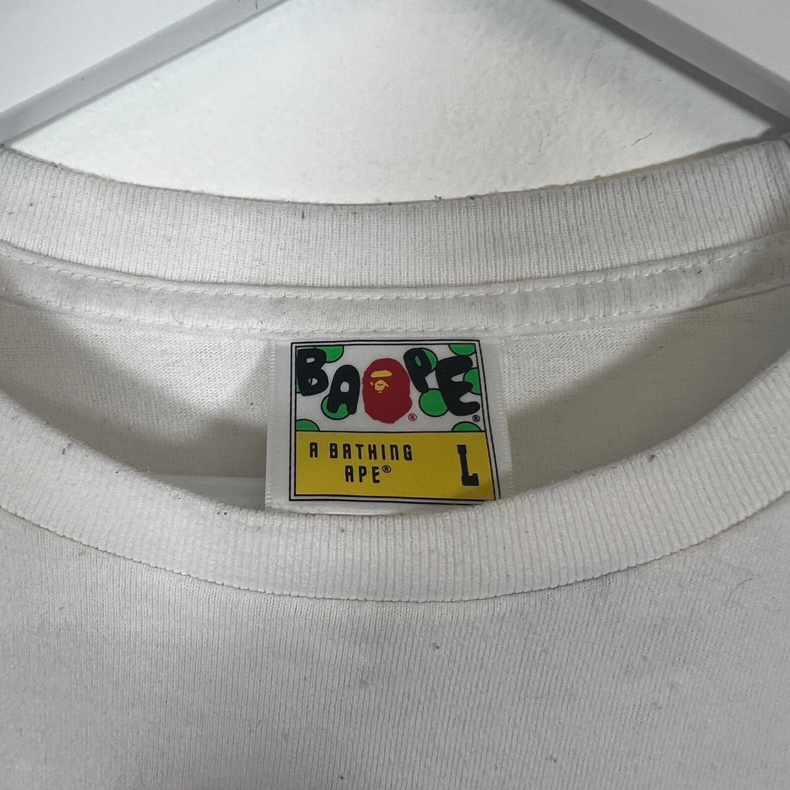 Bape Bape Head T-Shirt Glasses Size L
