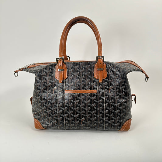 Goyard Black & Tan Goyardine Boeing 30