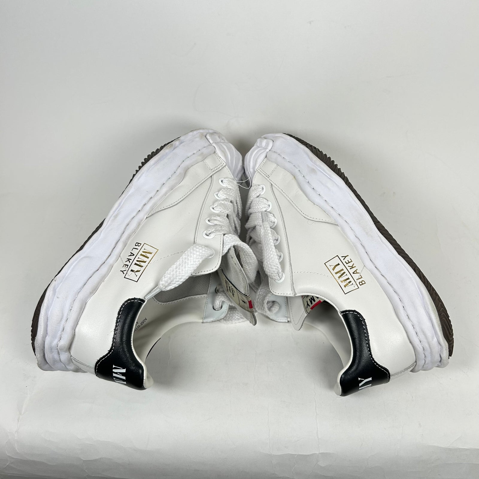 MMY White Blakey OG Sole Sneaker Size 44