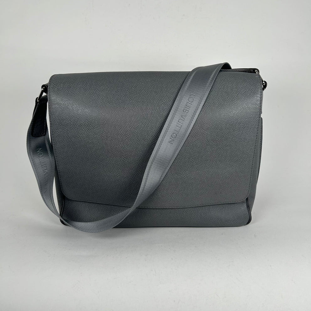 Louis Vuitton Grey Messenger Bag