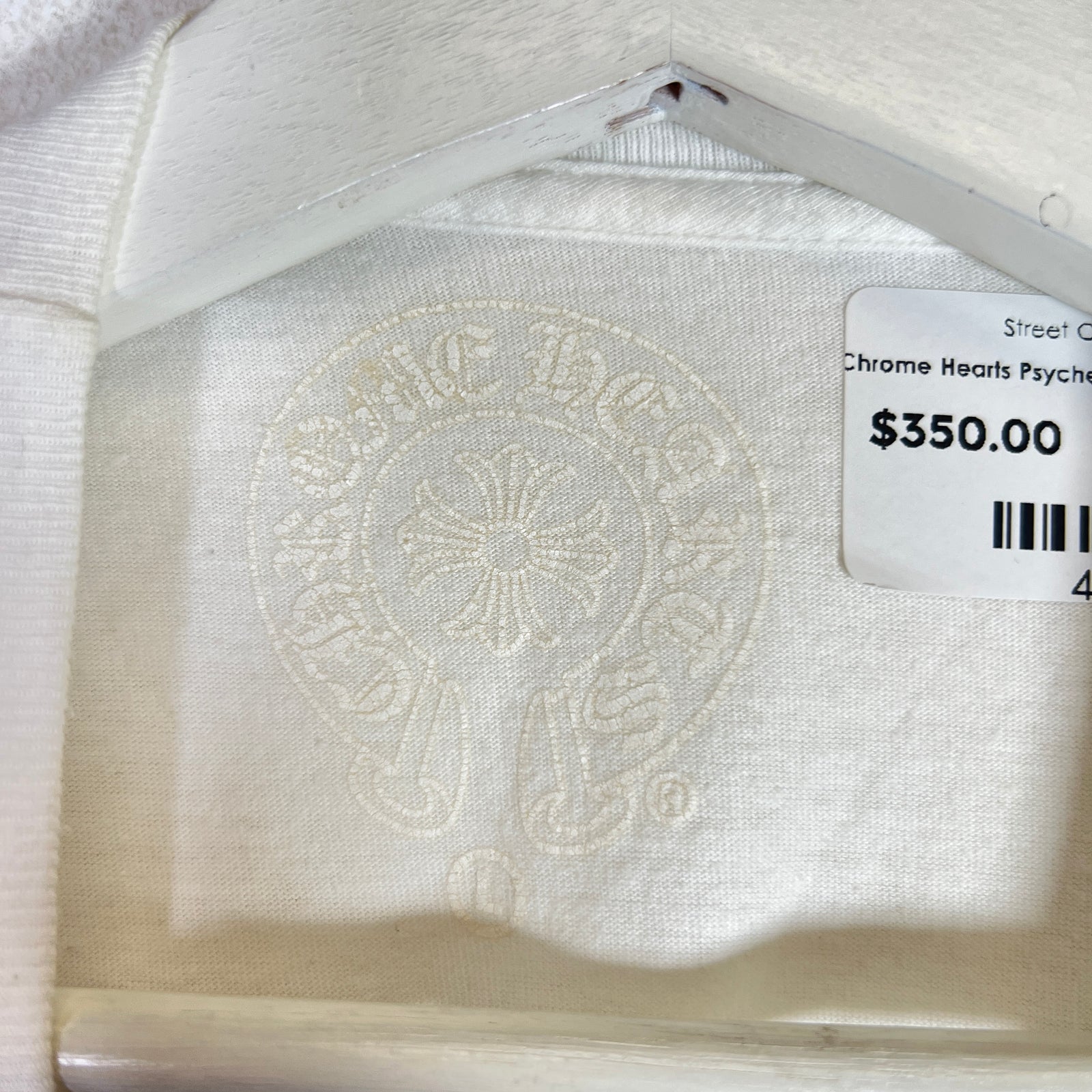 Chrome Hearts Psychedelic Spiral Cross T-Shirt