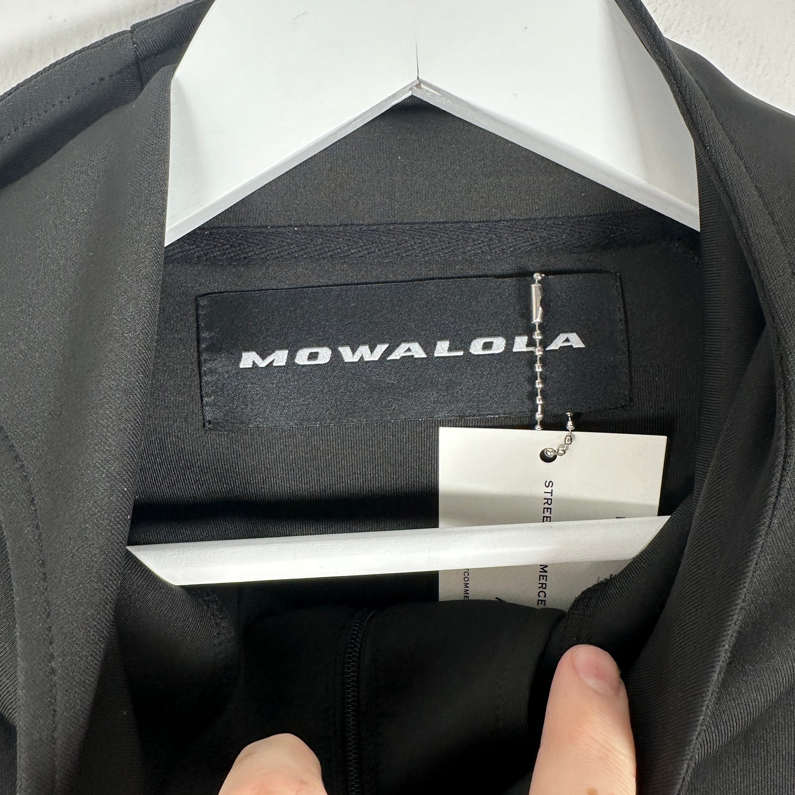 Mowalola Tech Logo Zip Up Hoodie Size M
