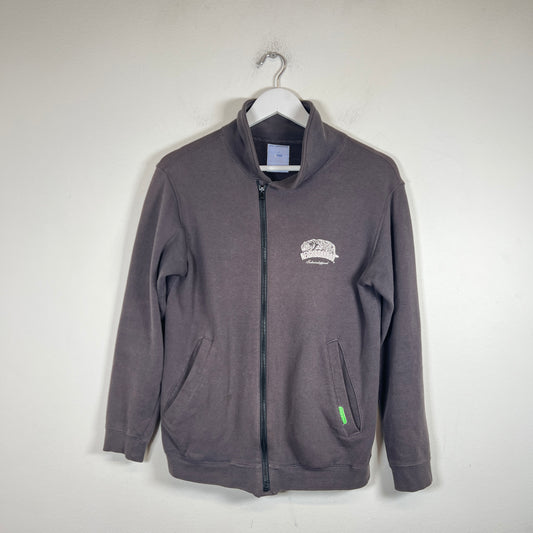 Neighborhood Grey Logo Zip Up Size S
