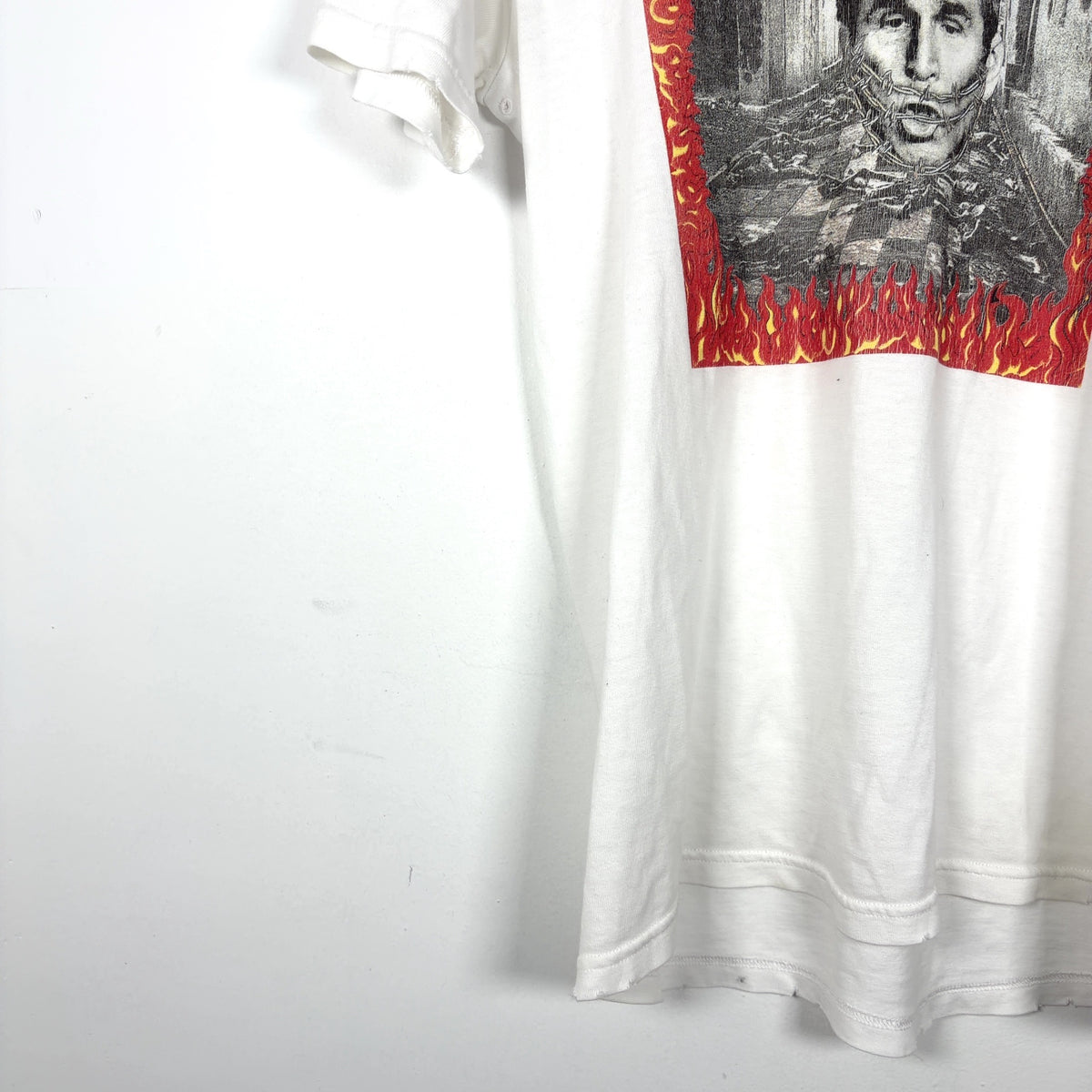 Number (N)ine AW04 'Give Peace a Chance' Dead Kennedys George Bush T-Shirt