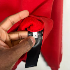 Balenciaga Red Maison Fondee 1917 Wide Fit Hoodie Size 2