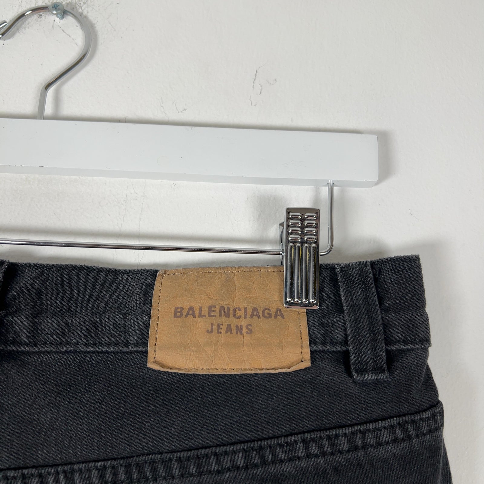 Balenciaga Black Flared Denim Pants