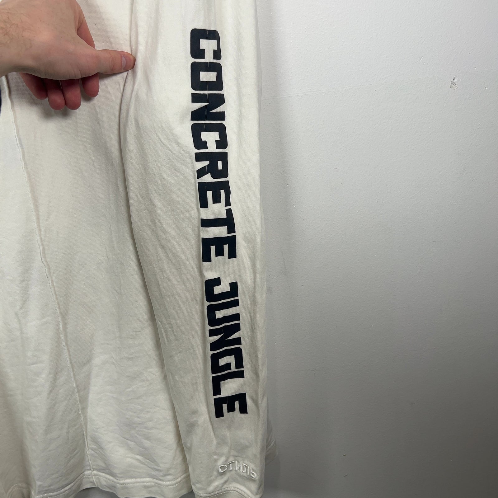 Heron Preston Embroidered Swan Graphic Longsleeve