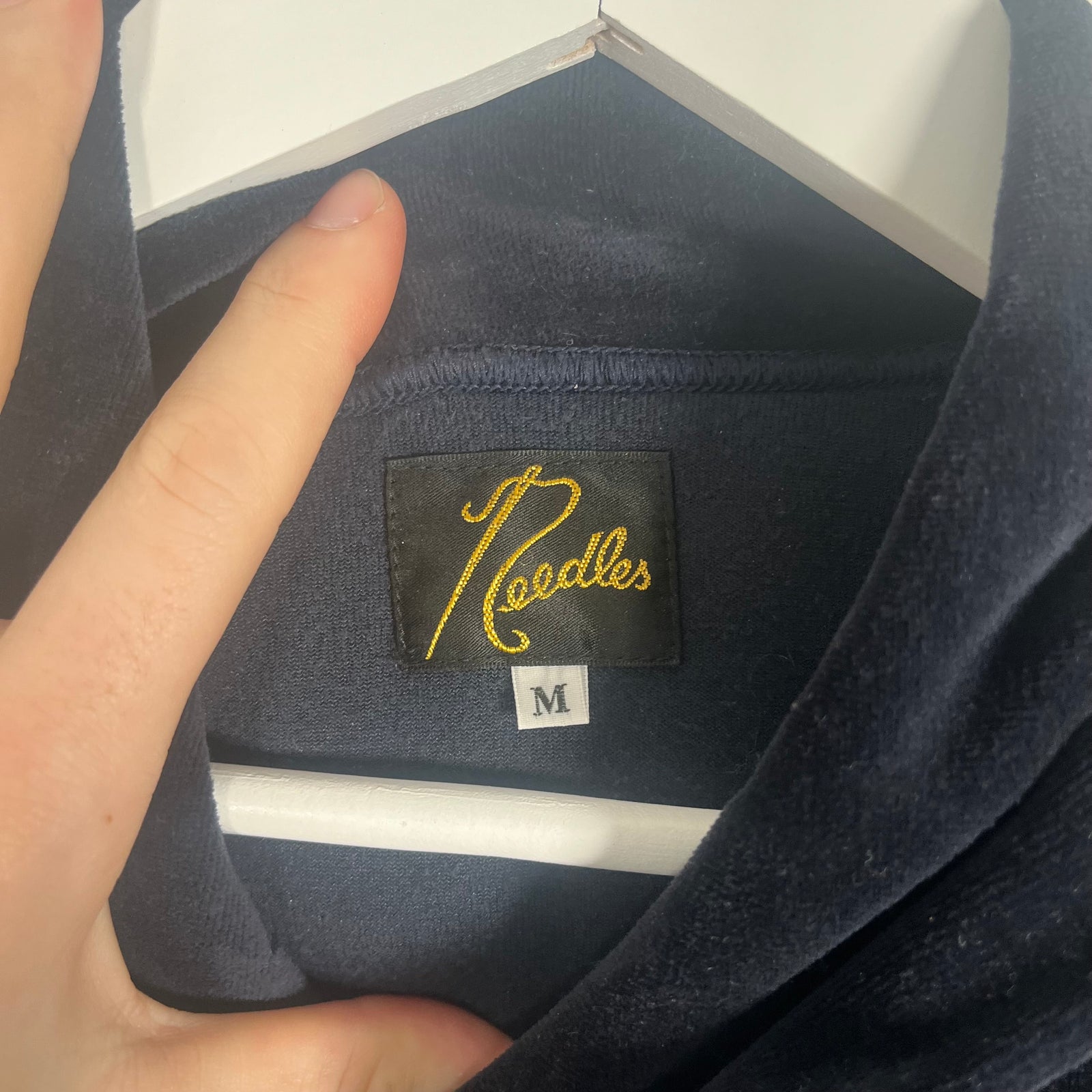 Needles Velour Track Hoodie Size M