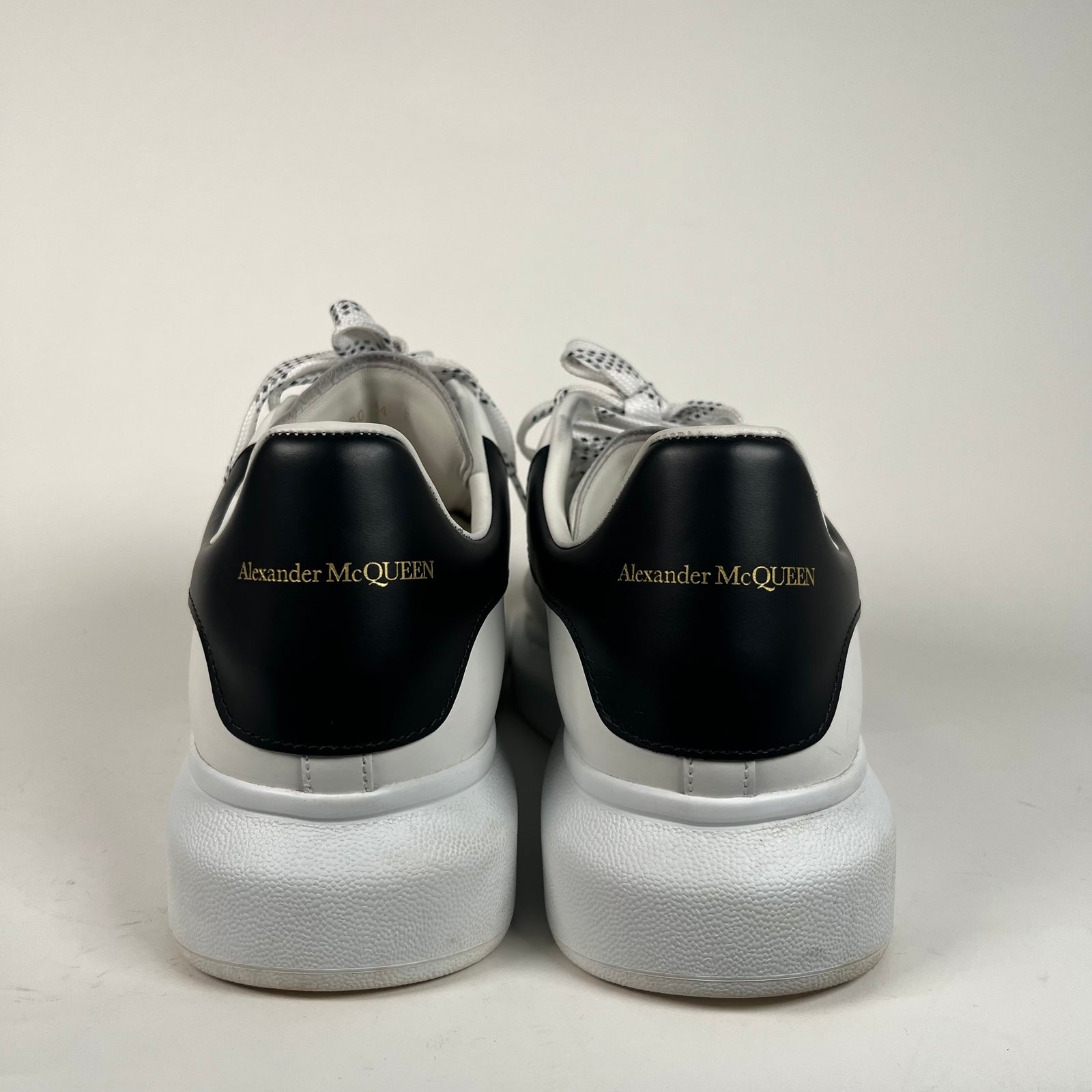 Alexander McQueen B&W Classic Sneakers Size 44