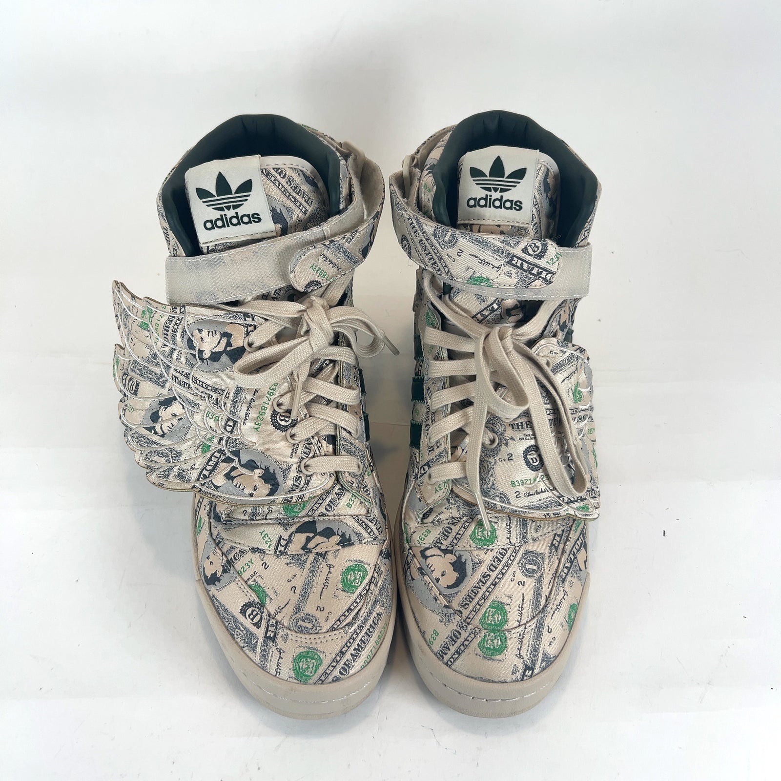 Jeremy Scott x Adidas Forum 'Money' Wings 1.0 Hightop Sneakers
