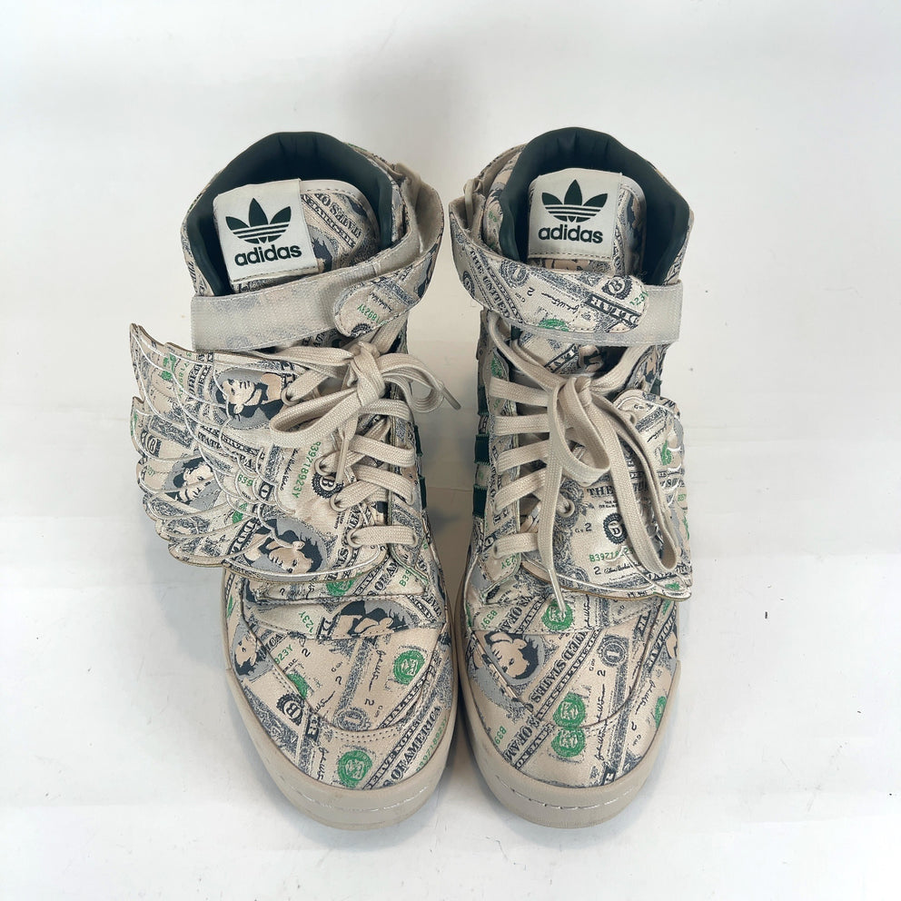 Jeremy Scott x Adidas Forum 'Money' Wings 1.0 Hightop Sneakers