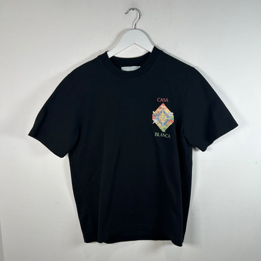 Casablanca Graphic Black T-Shirt Size M