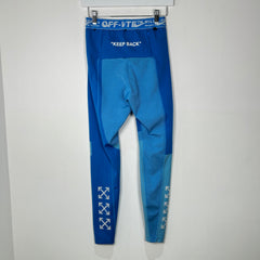 Off-White x Nike Dri-Fit Blue 'Sport' Leggings Size M