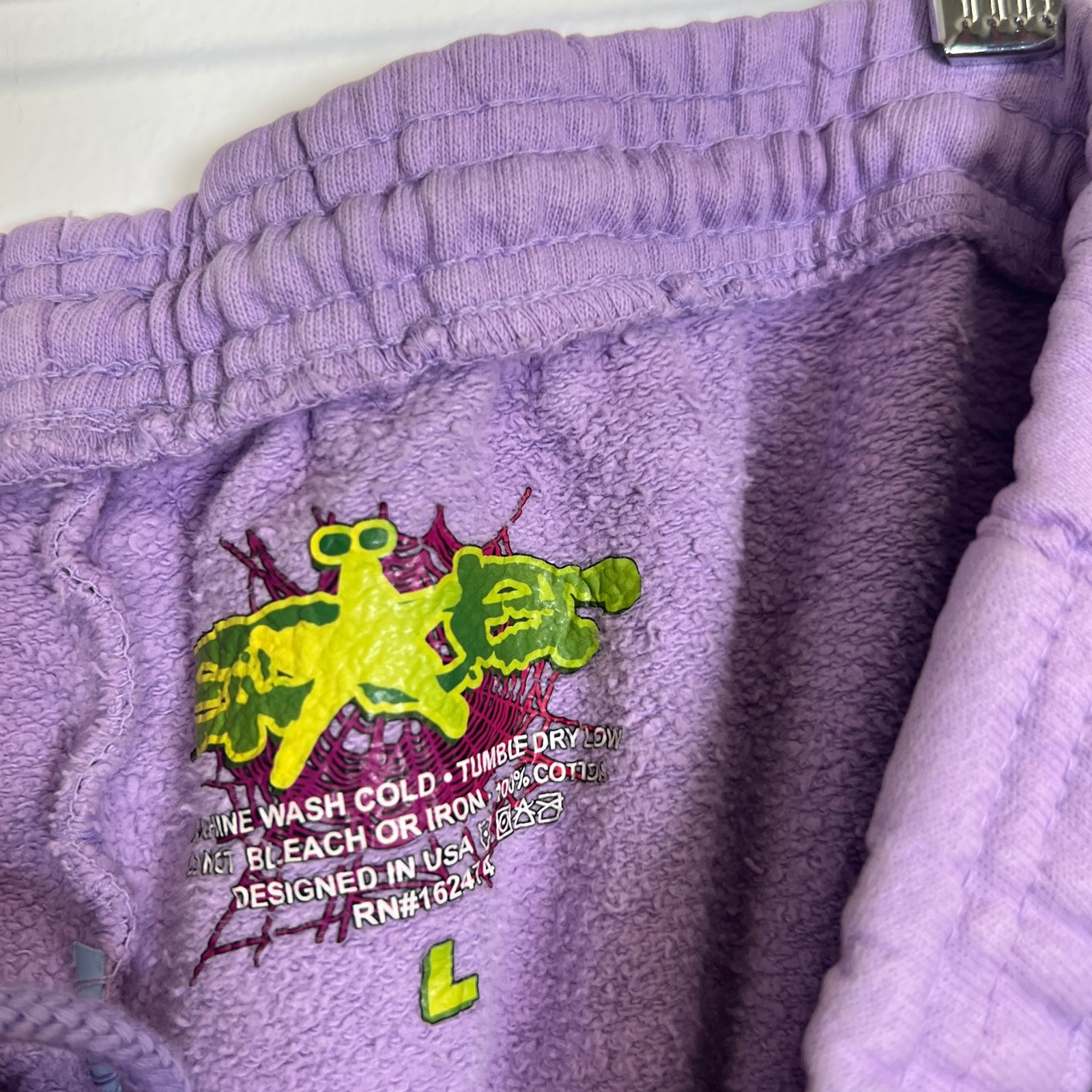 Sp5der Purple Sweatpants Size M