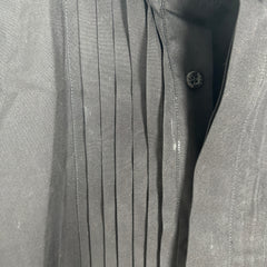 Gucci Tuxedo Pleated Dress Shirt Size M