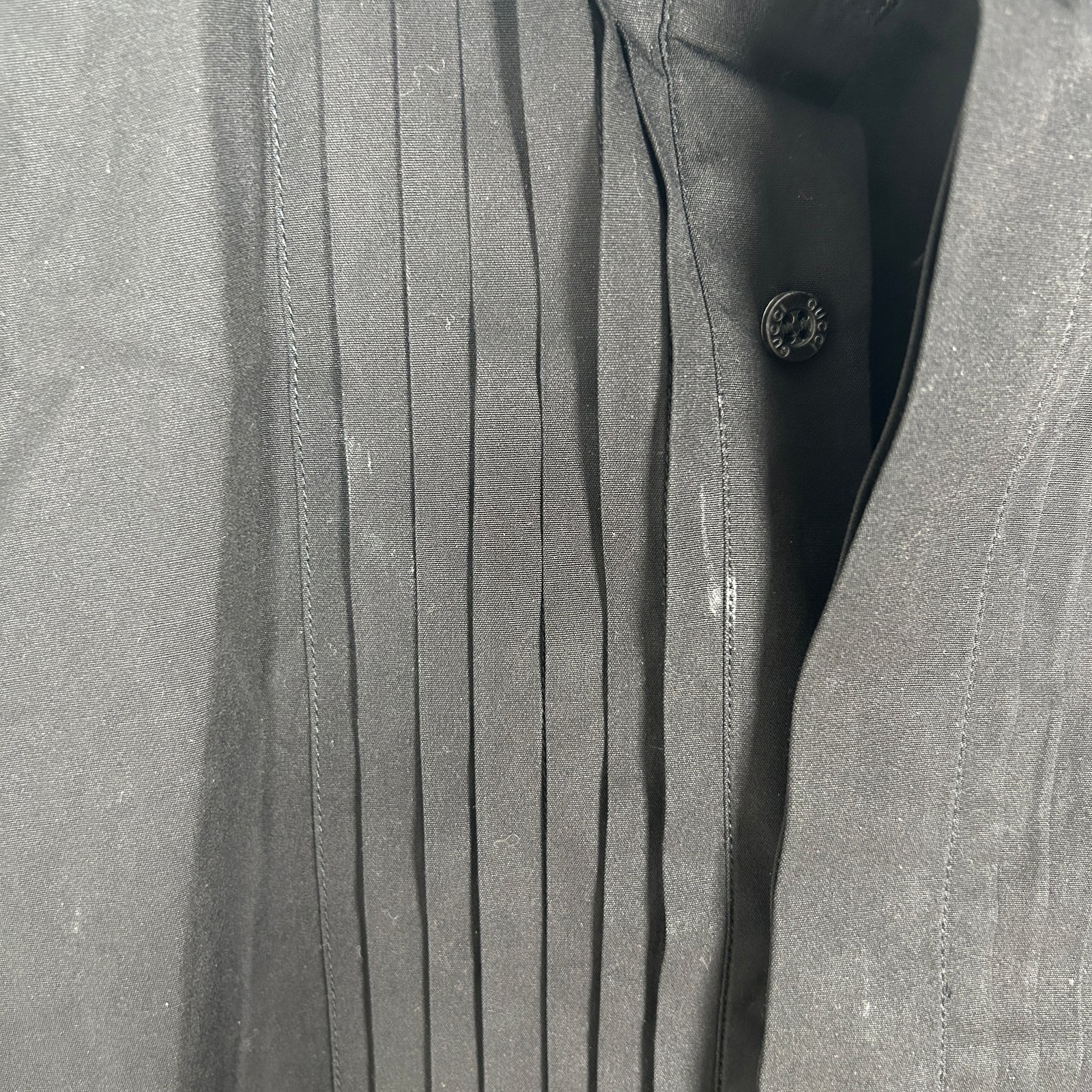 Gucci Tuxedo Pleated Dress Shirt Size M