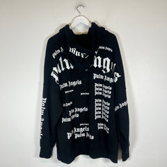 Palm Angels Black Ultra Logo Hoodie Size L