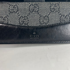 Gucci Grey Canvas Guccisima Wallet