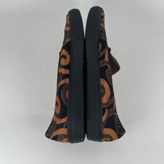 Dries Van Noten Gold Spiral Slip-On Sneaker Size 12