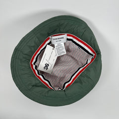 Thom Browne Green Puffer Bucket Hat Size M