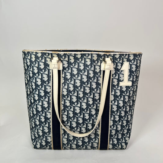 Christian Dior Trotter 1 Canvas Tote Bag